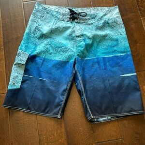 Quicksilver Hawaii Map Board shorts